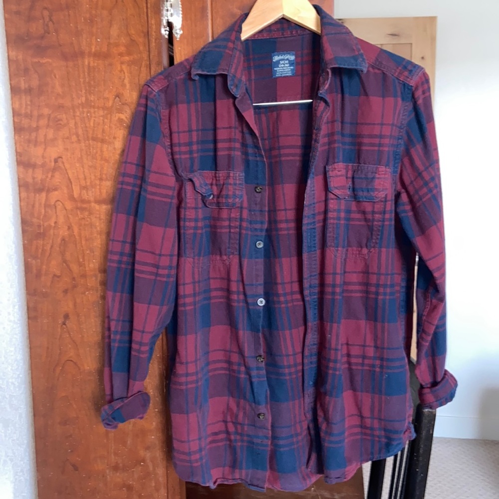 Oversized flannel shirt